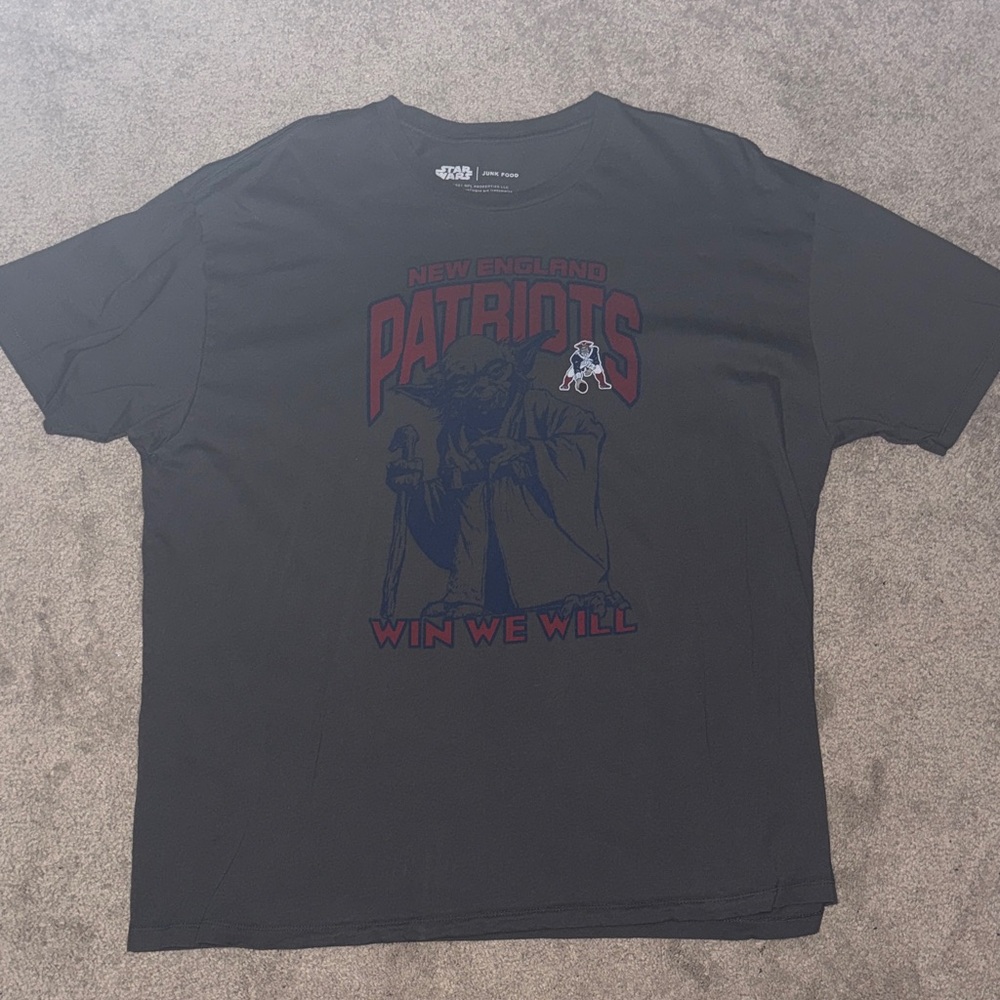 Star Wars Black New England Patriots Tee